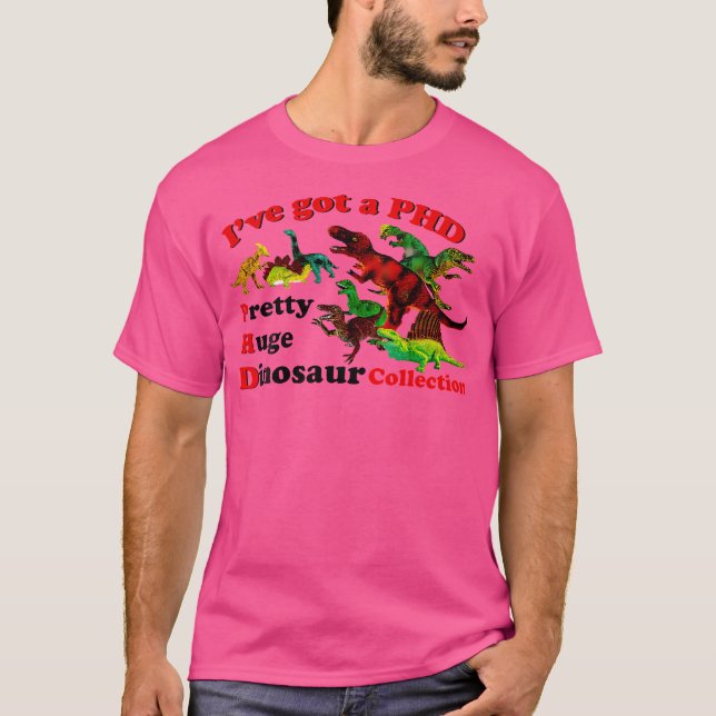 Camiseta Tengo Una Gran Colección De Dinosaurios De Bonito  (Anverso)