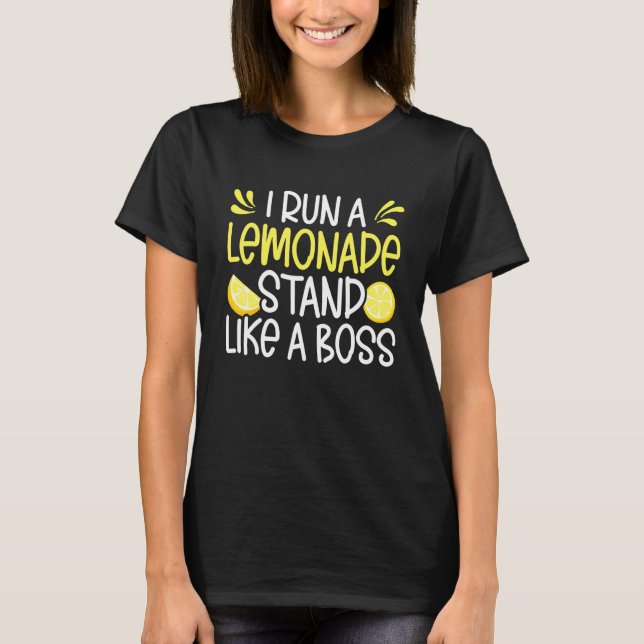 Camiseta Tengo Una Parada De Lemonada Como Un Jugo De Limón (Anverso)