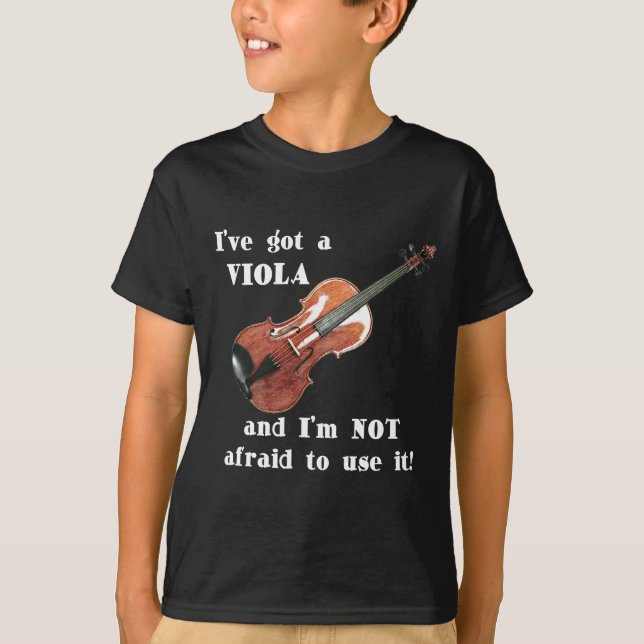 Camiseta Tengo una viola (Anverso)