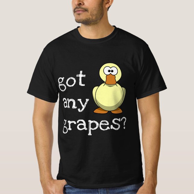 Camiseta Tengo uvas - Grasa divertida (Anverso)