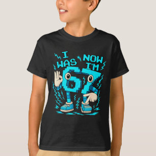 Camiseta Tenía 6 Ahora Tengo 7 67 Cumpleaños De 7 Años Niña