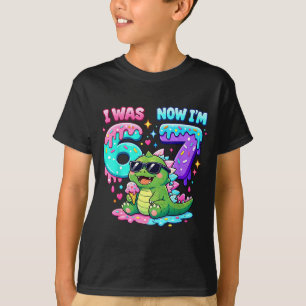 Camiseta Tenía 6 ahora tengo 7 cumpleaños 67 meme kaiju hel