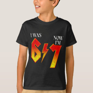 Camiseta Tenía 6 ahora tengo 7 cumpleaños divertido seis si
