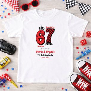Camiseta Tenía 6 años, ahora tengo 7 – Cumpleaños gemelo nú