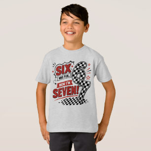 Camiseta Tenía 6 años; ahora tengo 7. Divertido cumpleaños