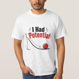 Camiseta Tenía Humor de Física Potencial