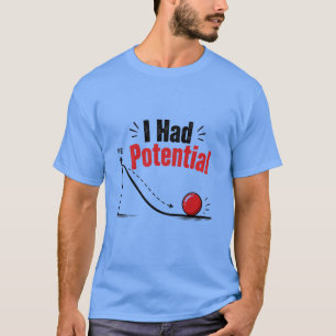 Camiseta Tenía humor de física potencial