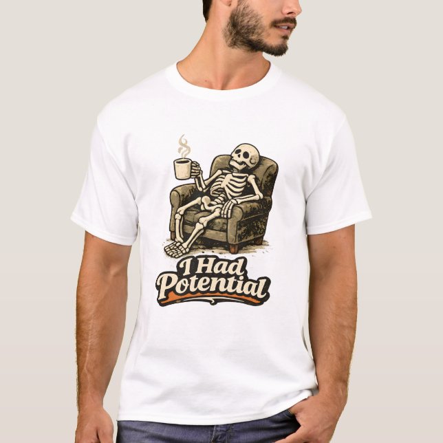 Camiseta Tenía Potencial (Anverso)