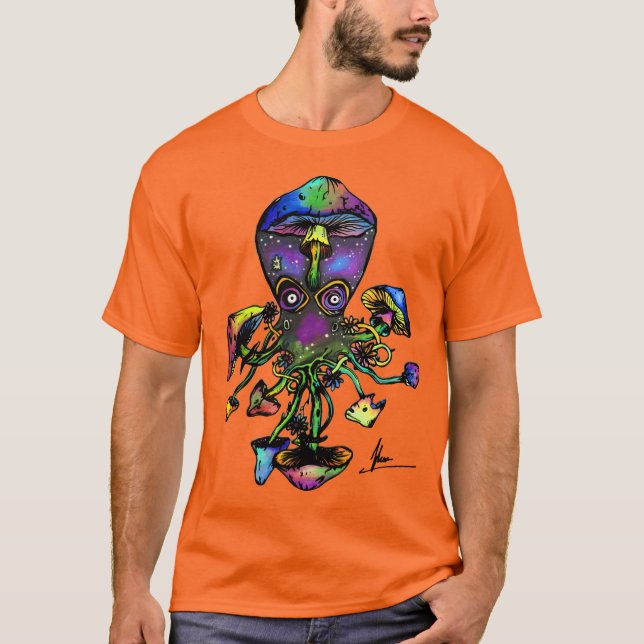 Camiseta Teñido anudado de Octoshroom (Anverso)