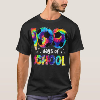 Camiseta Teñido Teñido 100 Días De Colegio Jugador De Fútbo