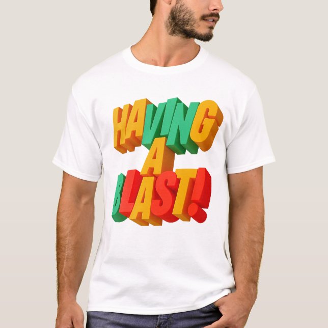Camiseta Teniendo un gran 3d arte (Anverso)