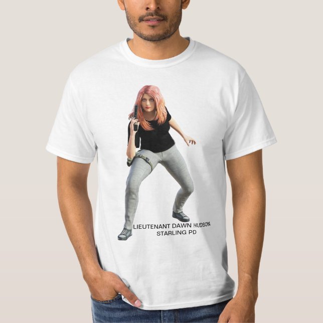 Camiseta Teniente Dawn Hudson nueva (Anverso)