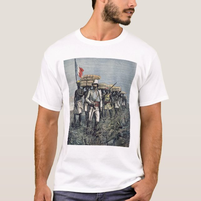 Camiseta Teniente Mizon en su misión 1892 (Anverso)