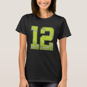 Camiseta Tenis 12.º Chica de cumpleaños 12 años