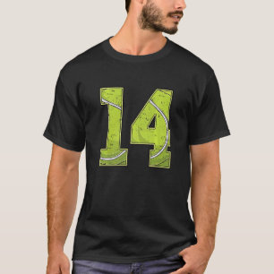 Camiseta Tenis 14.º Chica de cumpleaños 14 años