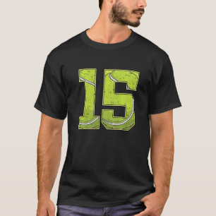 Camiseta Tenis 15º Chica de cumpleaños Quince años