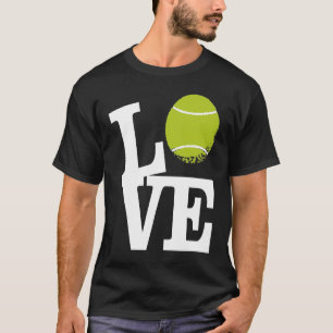 Camiseta Tenis - Amo Tenis Papá Mamá Hombres Mujeres Mujere