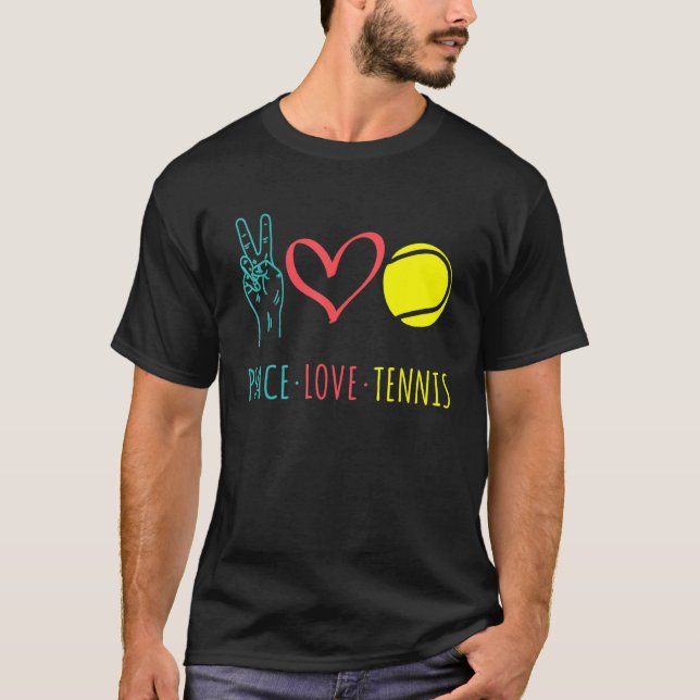 Camiseta Tenis Athletes Tennis Ball Peace (Anverso)