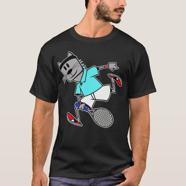 Camiseta Tenis campeón de tenis divertido (Anverso)