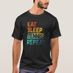 Camiseta Tenis Come Sleep Repetir acuarela