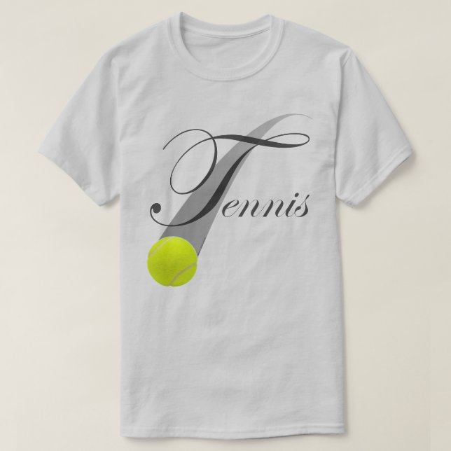 Camiseta Tenis Con Pelota De Tenis (Diseño del anverso)
