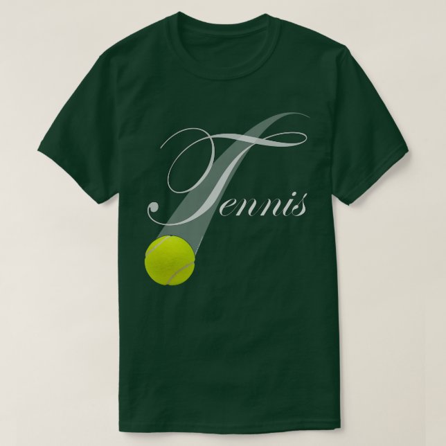 Camiseta Tenis Con Pelota De Tenis (Diseño del anverso)