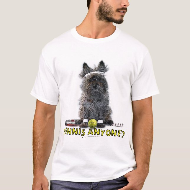 Camiseta ¿Tenis cualquier persona? (Anverso)