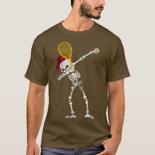Camiseta Tenis Dabbing Skeleton Pirate Skeleton Jugando el