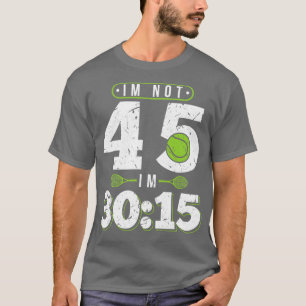 Camiseta Tenis de 45 años, regalo de cumpleaños 45