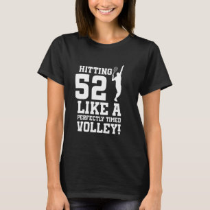 Camiseta Tenis de 52 años Jugador de Tenis de 52 años Bi