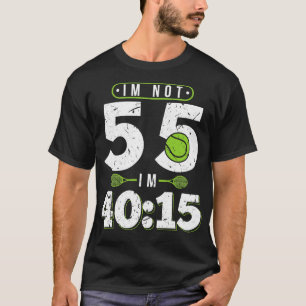 Camiseta Tenis de 55 años regalo de cumpleaños número 55