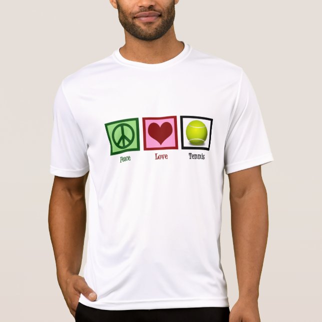 Camiseta Tenis de amor por la paz (Anverso)