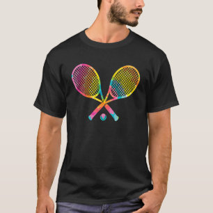 Camiseta Tenis de hippie de arcoiris trippy con tinte