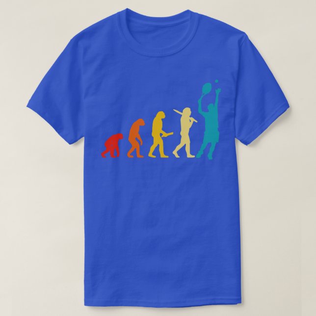 Camiseta Tenis de la evolución humana (Diseño del anverso)