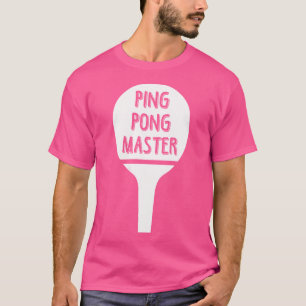 Camiseta Tenis de la Mesa Maestra de Ping Pong