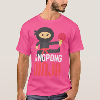 Camiseta Tenis de mesa de camisas de Ping Pong Ninja