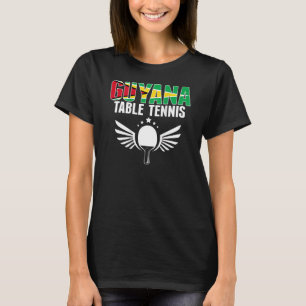Camiseta Tenis de Mesa de Guyana     Apoya el Ping Pong Guy