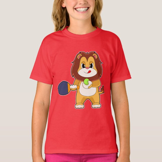 Camiseta Tenis de mesa de león (Anverso)