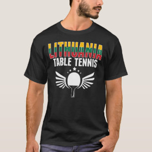 Camiseta Tenis de mesa de Lituania Suplemento de ping pong