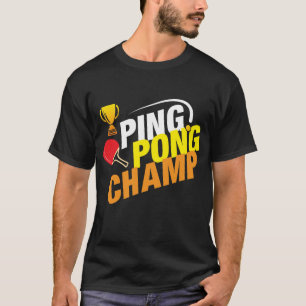 Camiseta Tenis de mesa del campeón del ping-pong