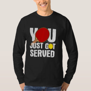 Camiseta Tenis De Mesa Gracioso Para Hombres Mujeres Ping P