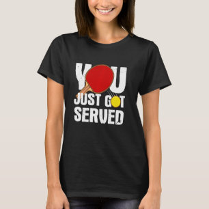 Camiseta Tenis De Mesa Gracioso Para Hombres Mujeres Ping P