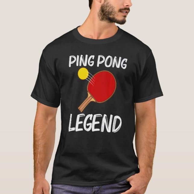 Camiseta Tenis De Mesa Guay Para Hombres Mujeres Ping Pong  (Anverso)