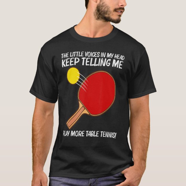 Camiseta Tenis De Mesa Guay Para Hombres Mujeres Ping Pong  (Anverso)