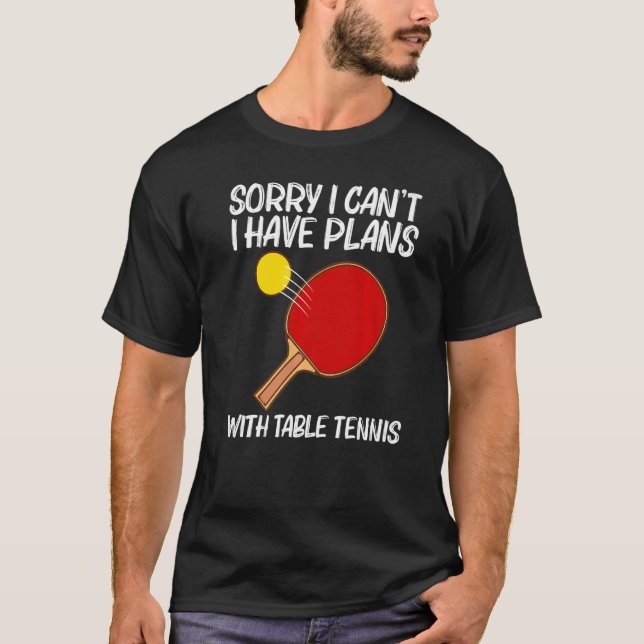 Camiseta Tenis De Mesa Guay Para Hombres Mujeres Ping Pong  (Anverso)