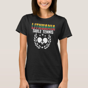 Camiseta Tenis de mesa lituano de ping pong de Lituania