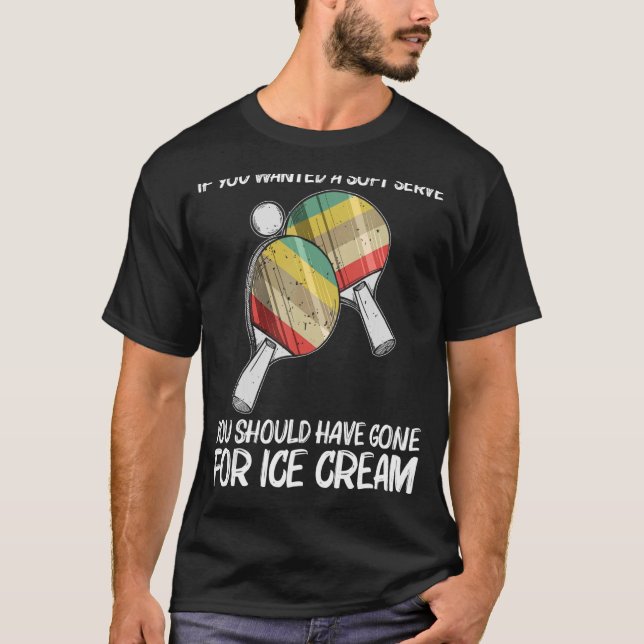 Camiseta Tenis De Mesa Para Hombres Ping Pong Ball Team Spo (Anverso)