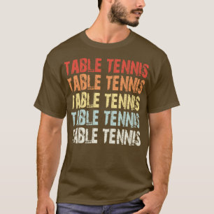 Camiseta Tenis de Mesa Retro