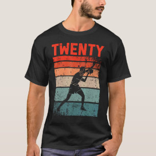Camiseta Tenis de mesa retro de cumpleaños de 20 años