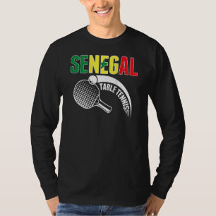 Camiseta Tenis de Mesa Senegal Soporte de Ping Pong Seneg